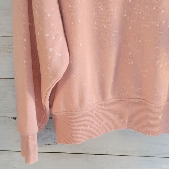 Womens Juniors Splatter Sweatshirt Top - Picture 2 of 6
